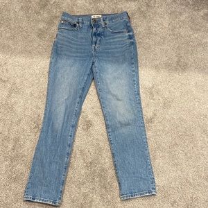 Madewell straight leg jeans!